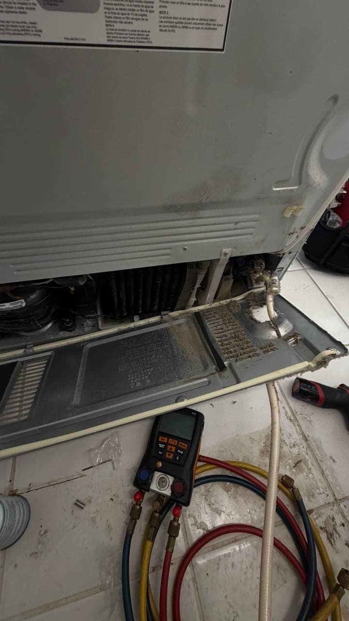 Kenmore Elite Refrigerator Repair in Bonita Springs, FL — repair photo