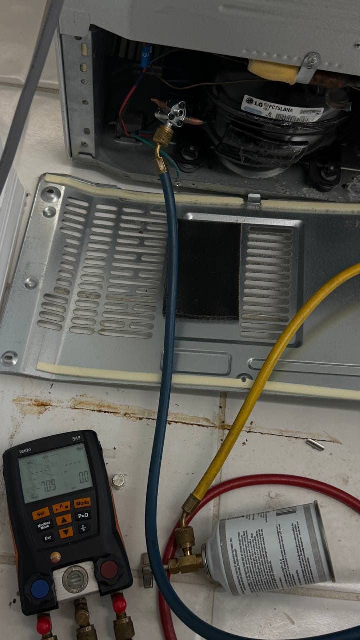 Kenmore Elite Refrigerator Repair in Bonita Springs, FL — repair photo