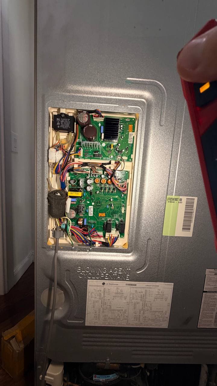 LG LFX25978ST refrigerator repair and diagnostic service in Naples FL
