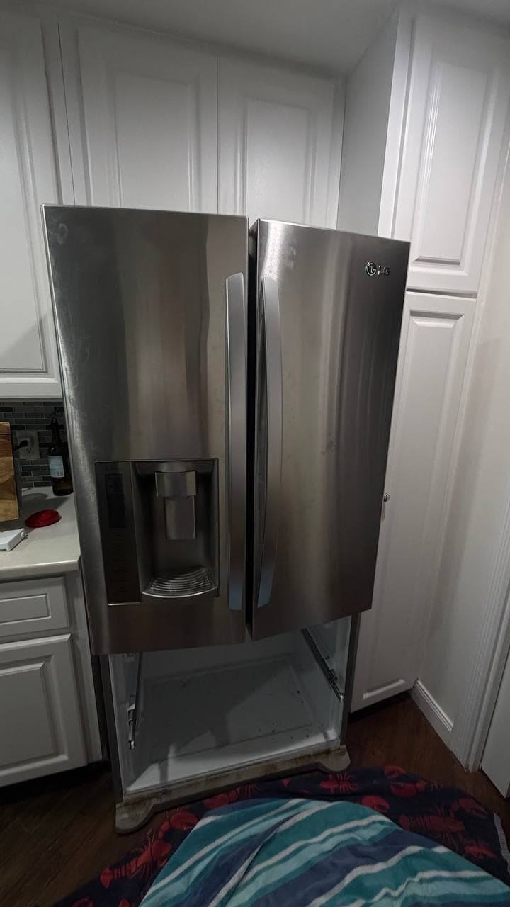 LG refrigerator cooling and compressor performance check in Naples FL