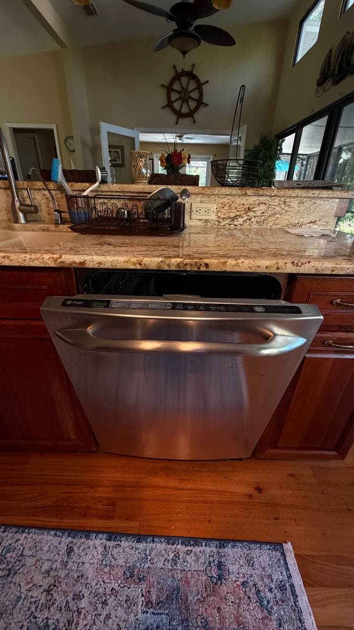 GE Profile Dishwasher Not Drying – Heater Replacement in Golden Gate, Naples, FL — repair photo