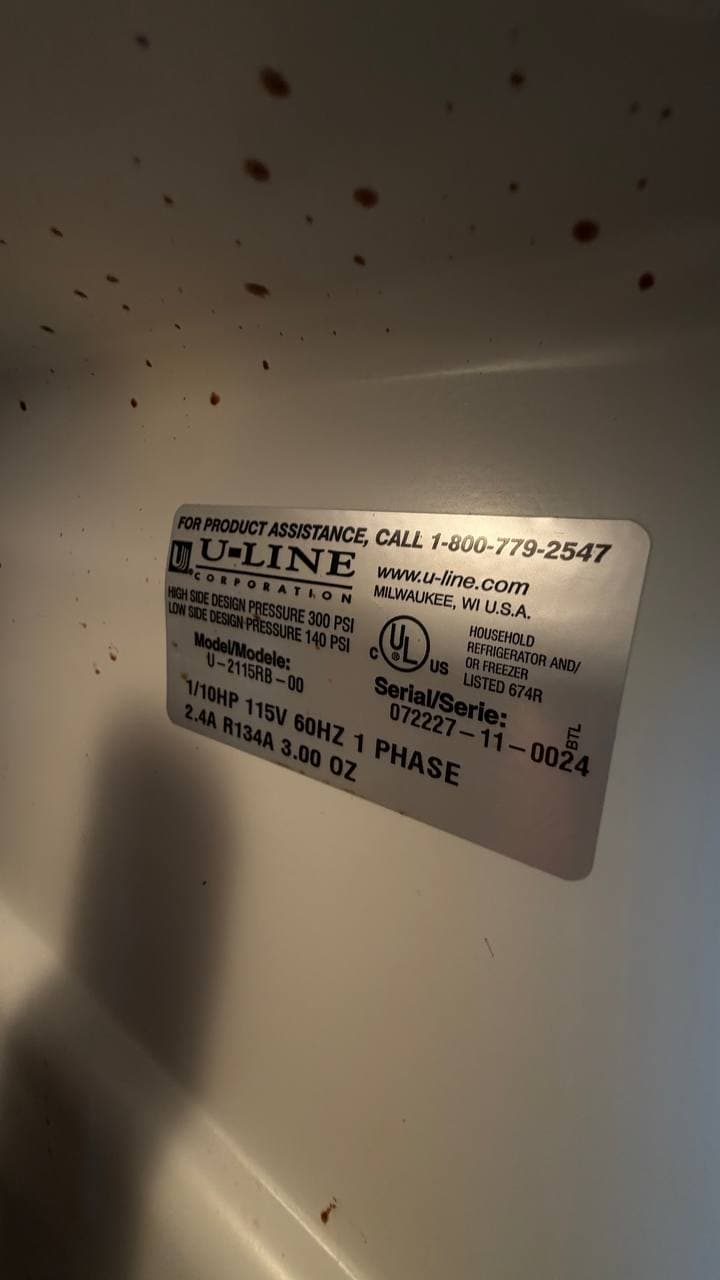 U-Line Wine Cooler Repair in Naples, FL – Sandalwood Lane — repair photo